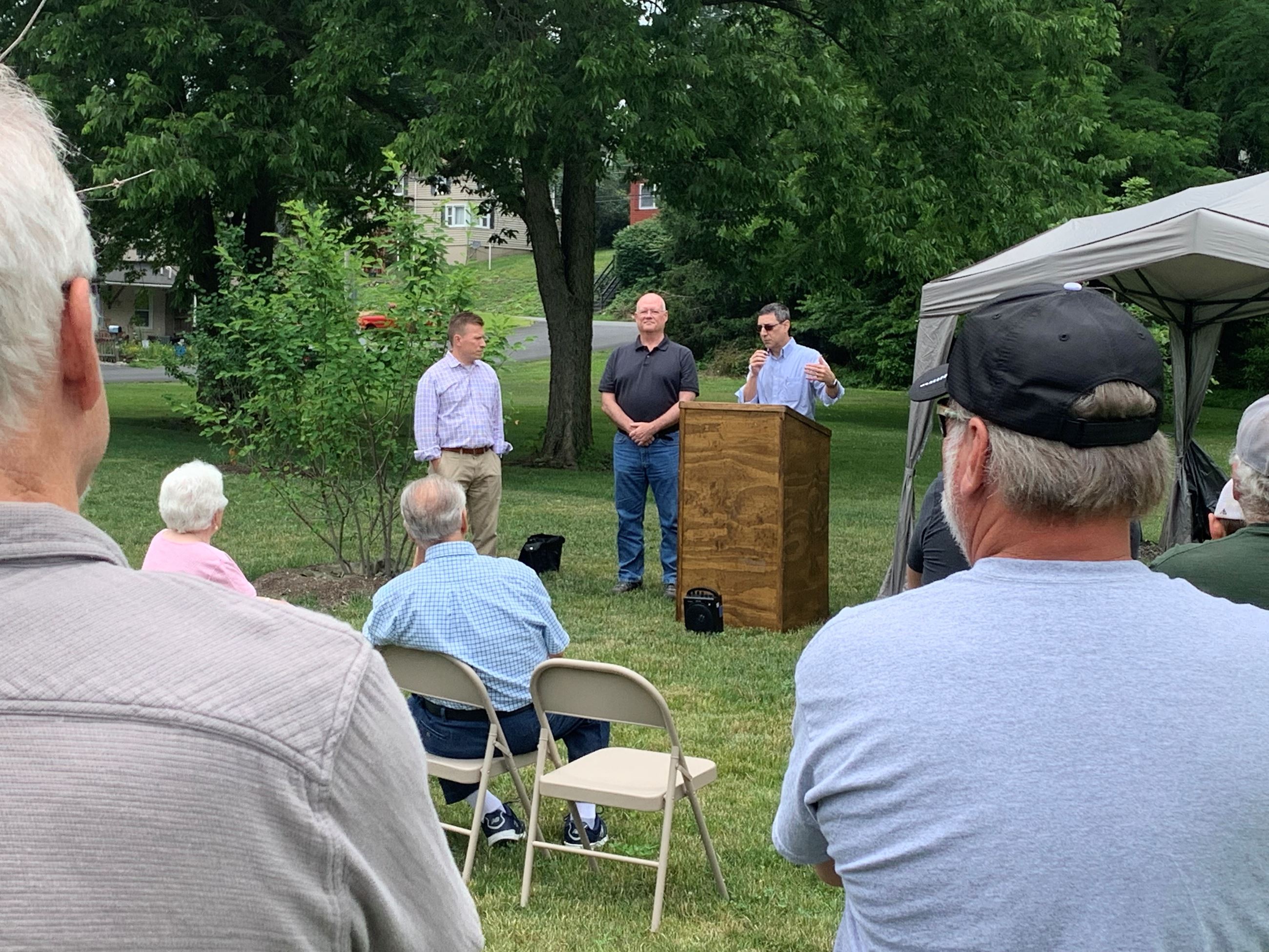 Iron Furnace Park dedication