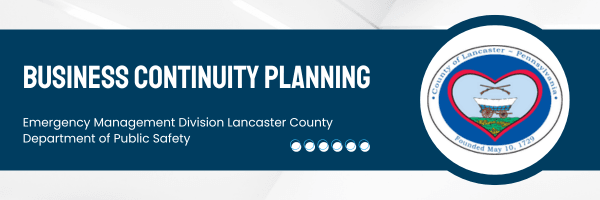 Business Continuity Planning Banner