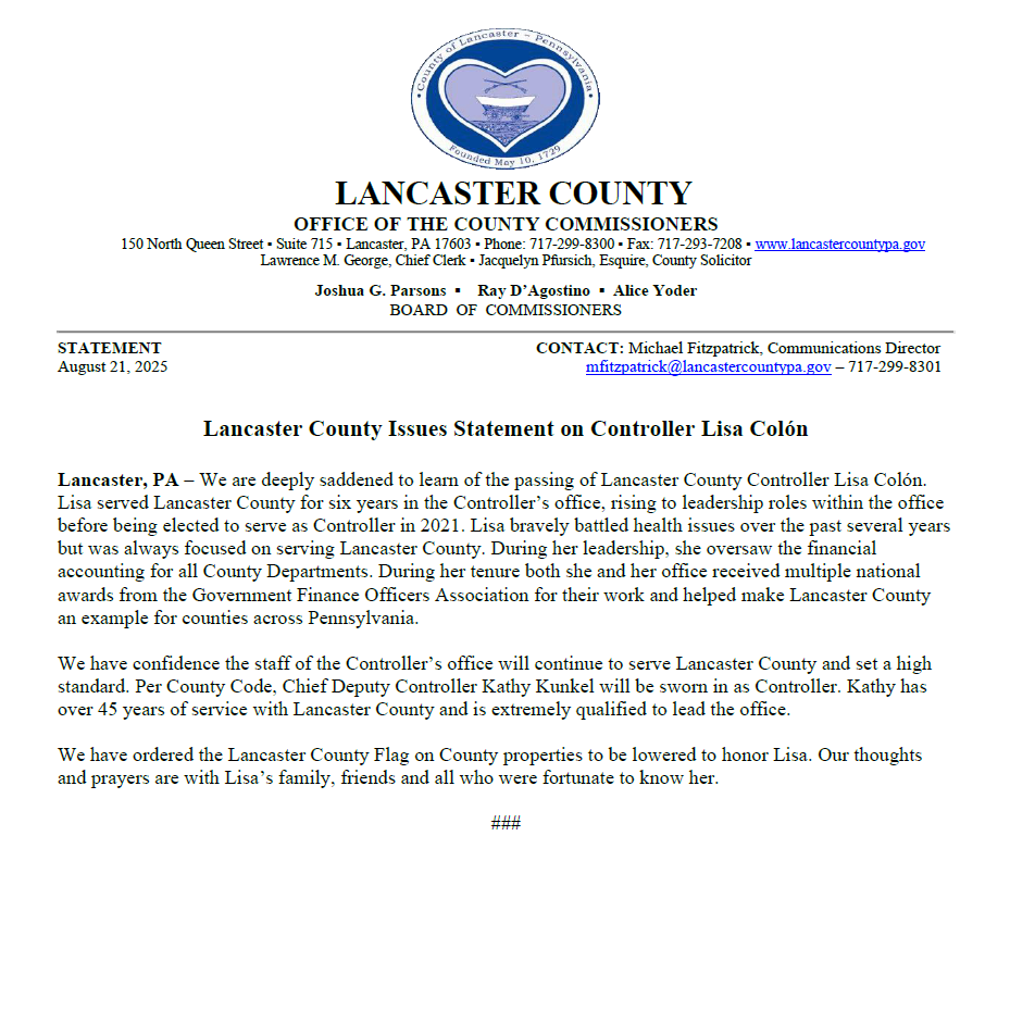 Statement - Lisa Colon