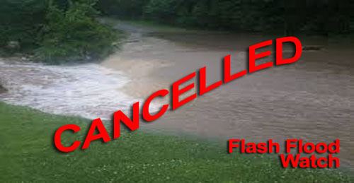 Flash Flood Watch - Cancelled